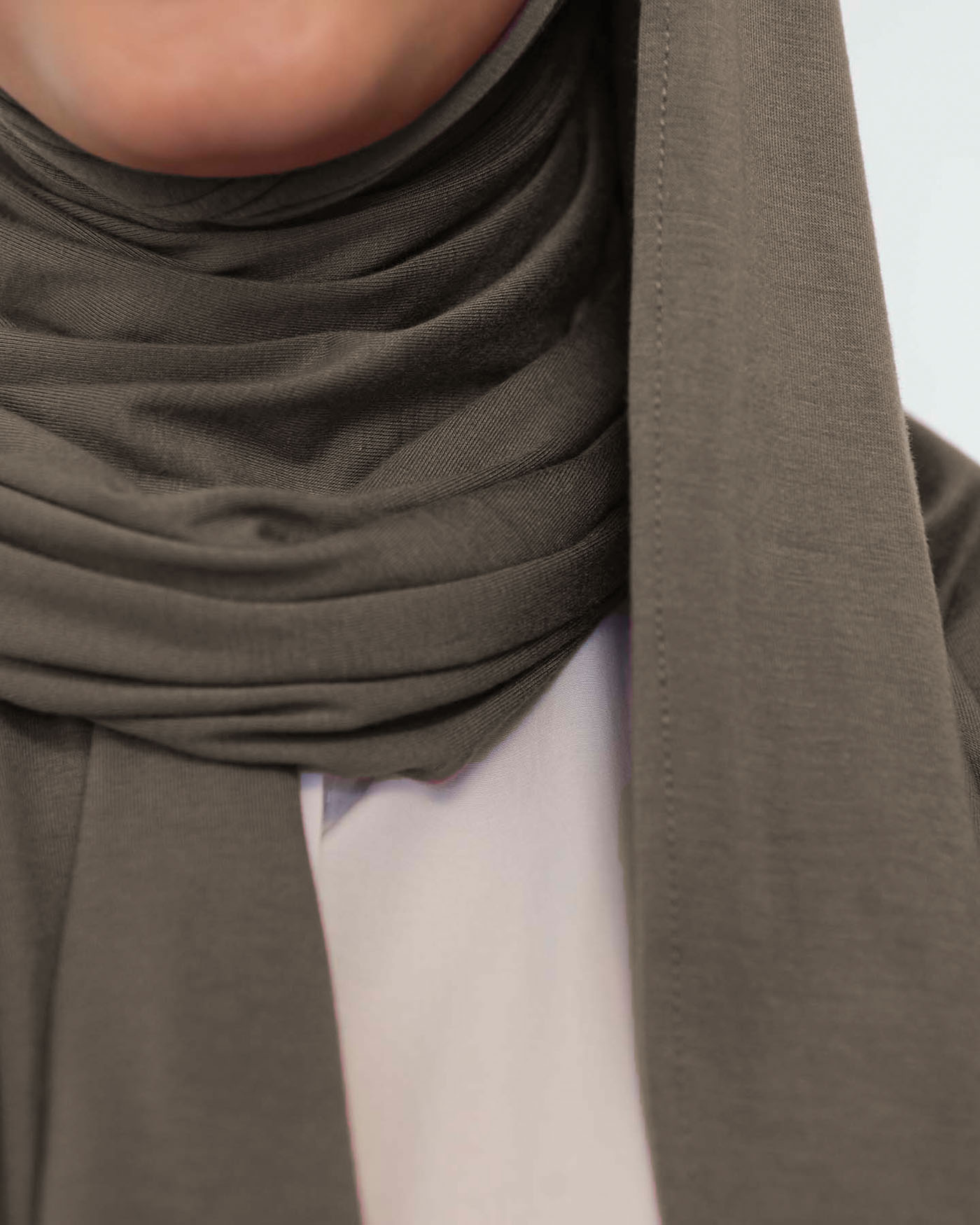 Premium Jersey Hijab - Chocolate - 3