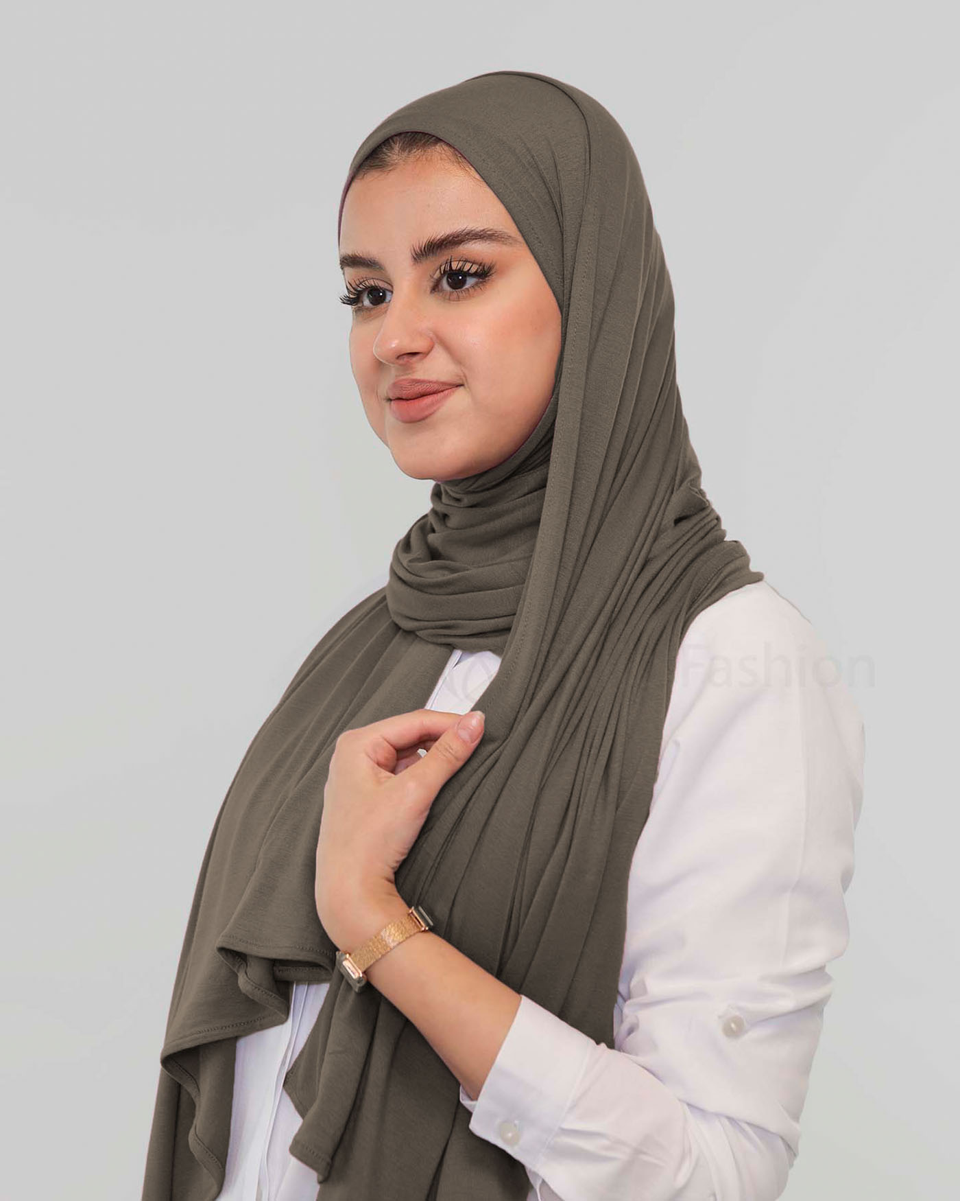 Premium Jersey Mini Hijab - Chocolate