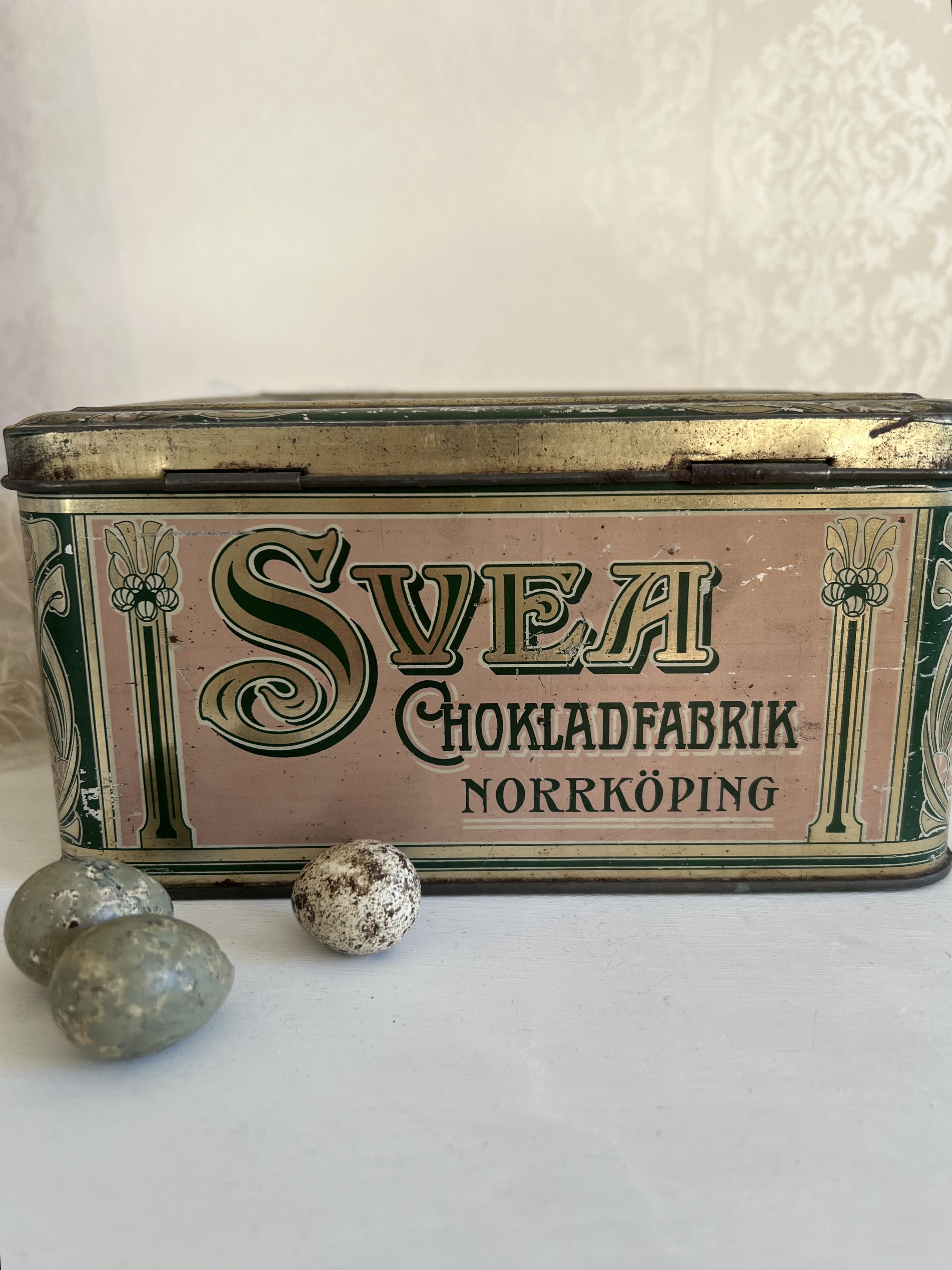 ANTIK KARAMELLBURK FRÅN SVEA CHOKLADFABRIK - 3