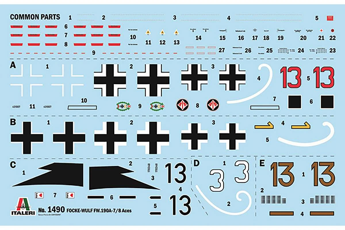 Focke-Wulf 'FW' 190 A-8/F Aces 1/72 - 2