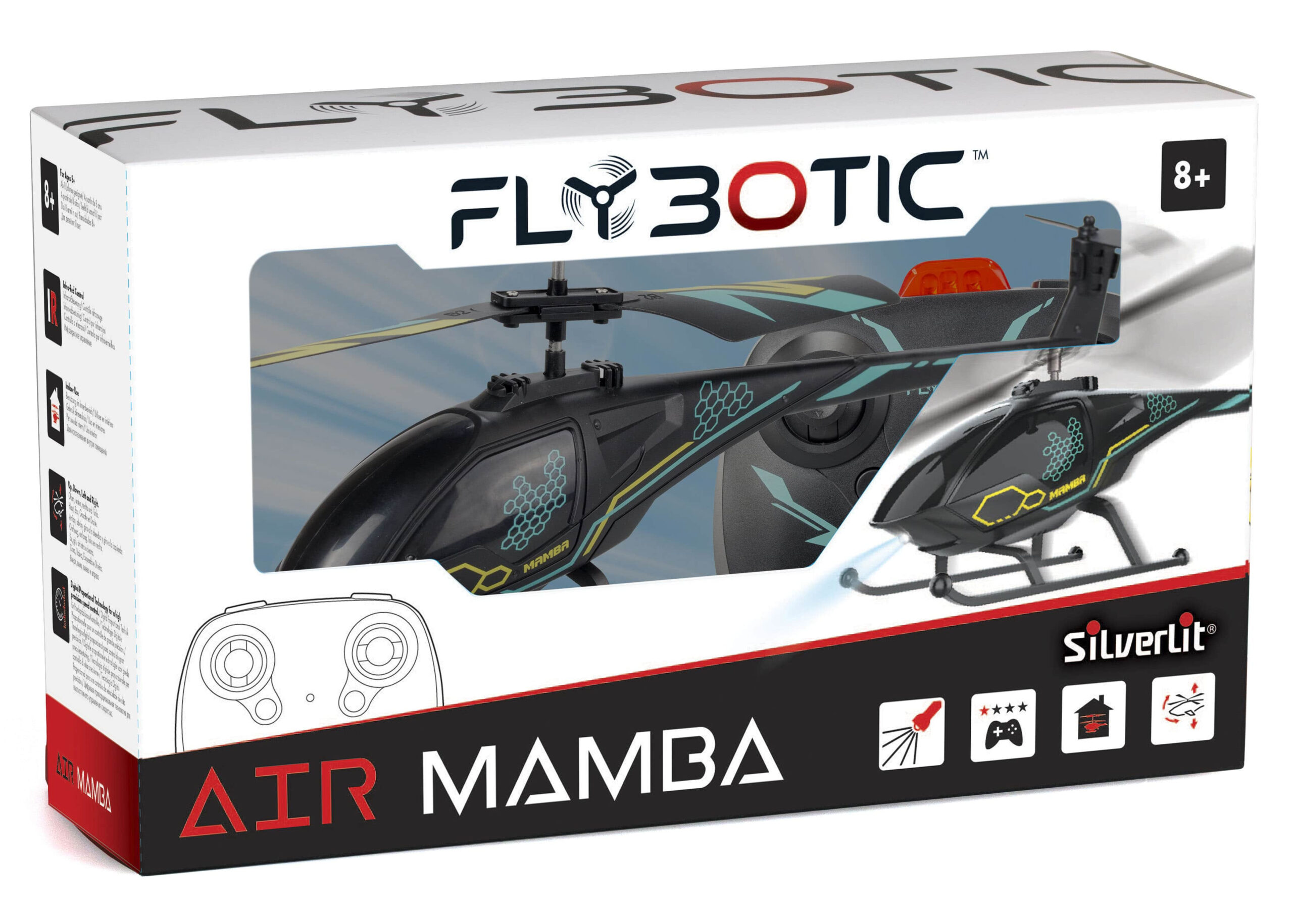 Silverlit Helikopter Mamba med batteri/usb-laddare - 2