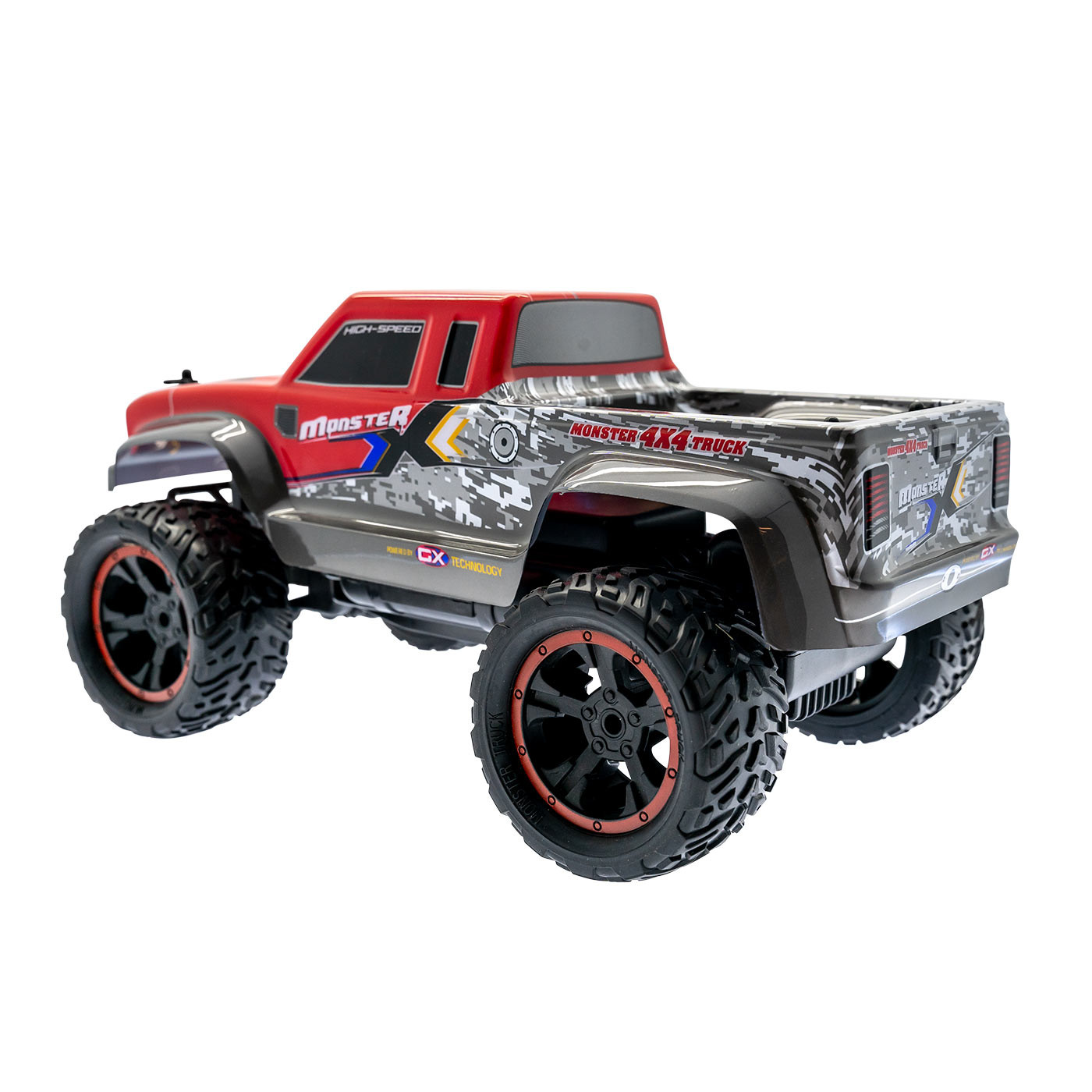 G4P Monster Truck 1/12 - 18km/h, 7.4V Lithium/ USB-charger - 2