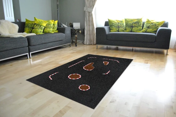 Nano-TTR Banmatta 1500x900mm m. förtryckta bansektioner - 2
