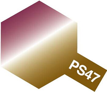 PS-47 Iridescent Pink/Gold, Tamiya spray (Lexan)
