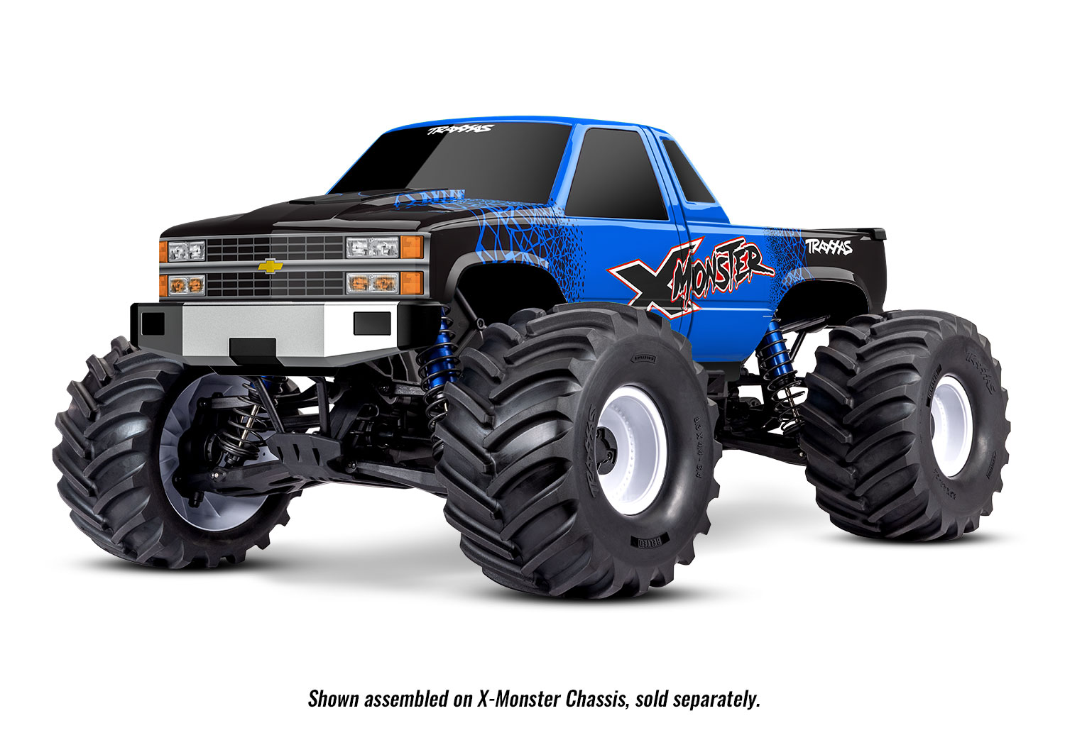 Blue X-Monster Chevrolet GMT400 CK Truck Body - 2