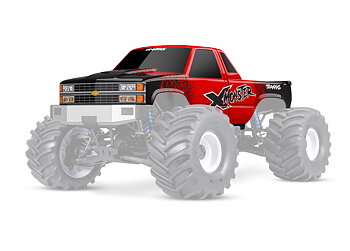 Kaross X-Monster Chevrolet GMT400, Röd