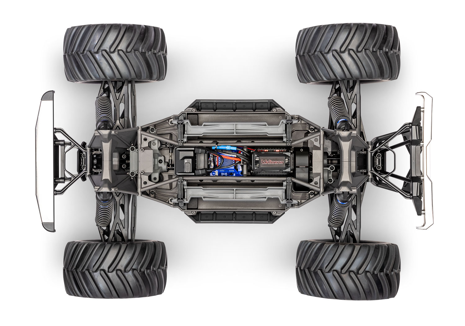 X-Monster Chassi 8S/4WD Brushless TQi TSM, utan kaross - 2