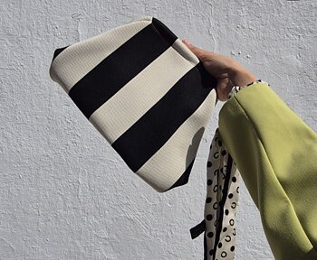 City girl pouch black/offwhite