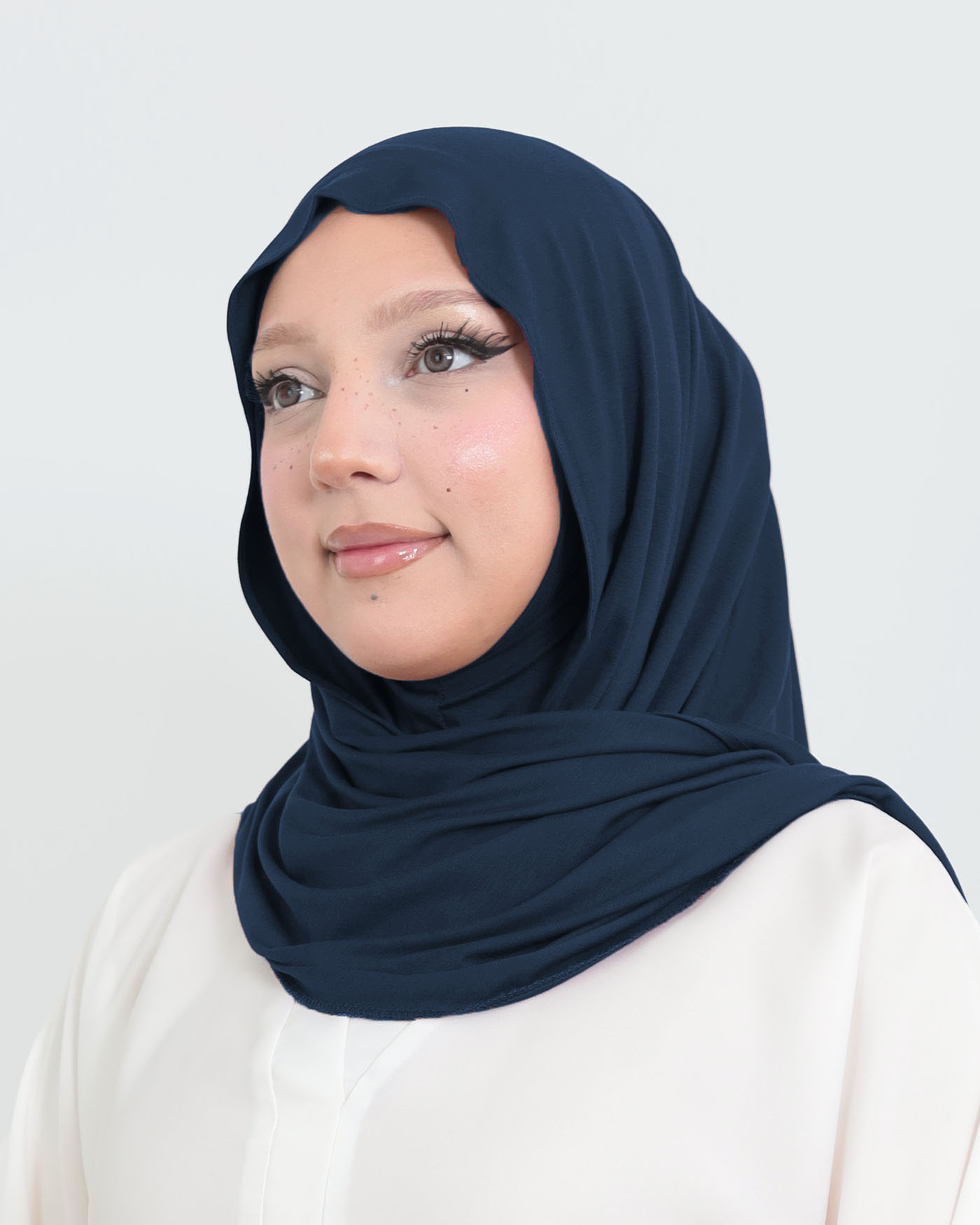 Hijab - Instant Jersey with Ninja Underscarf - Midnight Blue