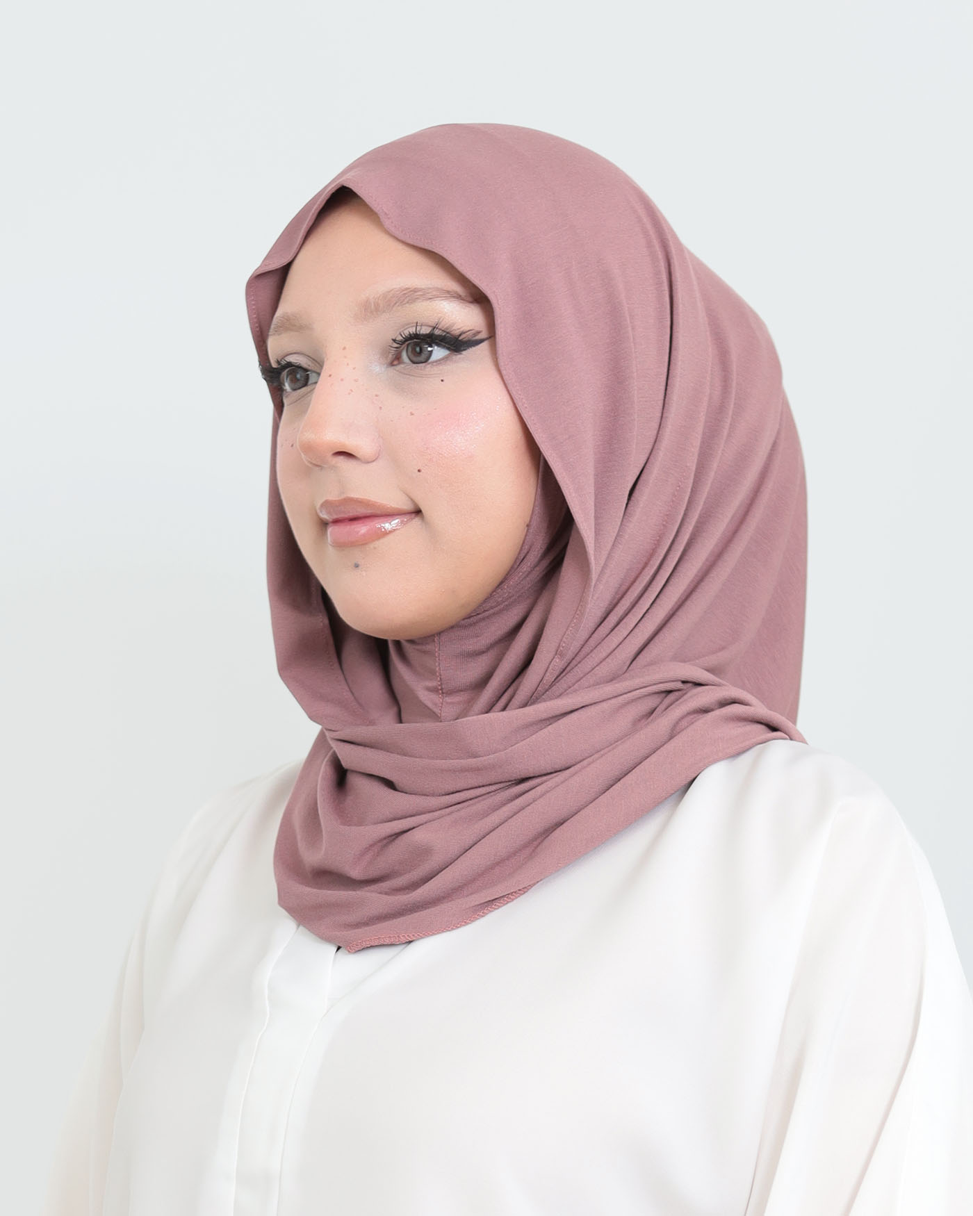 Hijab - Instant Jersey with Ninja Underscarf - Mauve