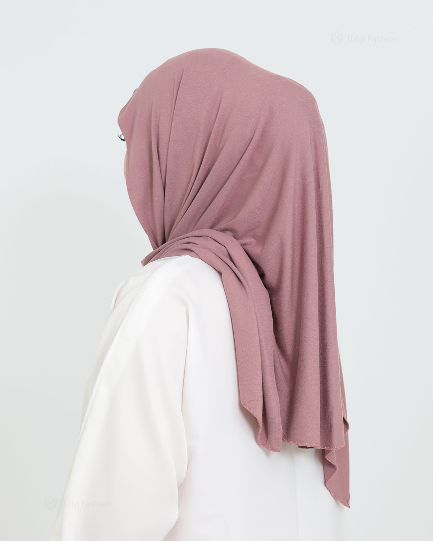 Hijab - Instant Jersey with Ninja Underscarf - Mauve - 2