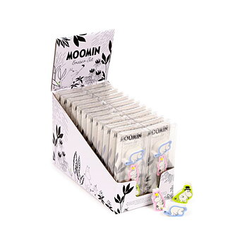 Mumin Garden 3-Pack Suddgummiset - Display med 24 förpackningar