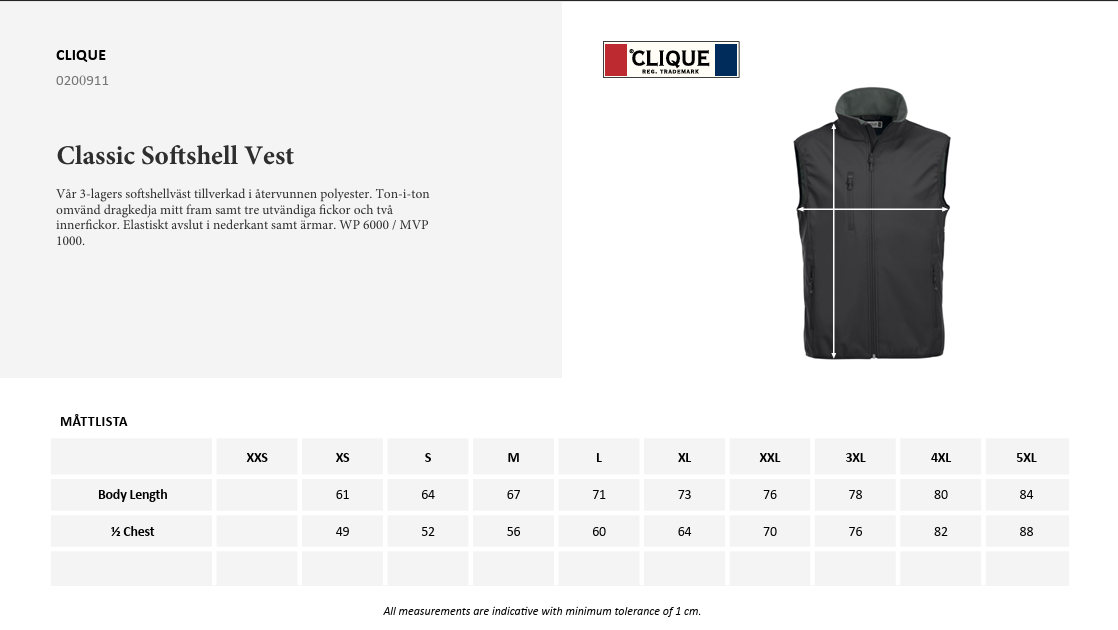 Classic Softshell väst Herr - 3
