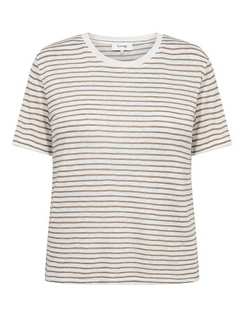 Leveté Room - Rebekka 1 T-Shirt Fossil Combi