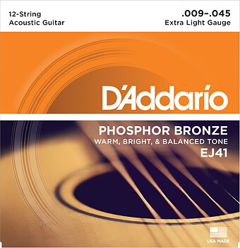 D'Addario EJ41 12-strängset
