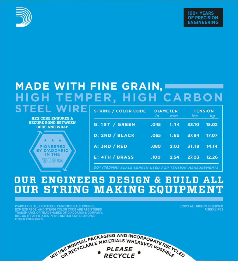 D'Addario EXL170S - 2