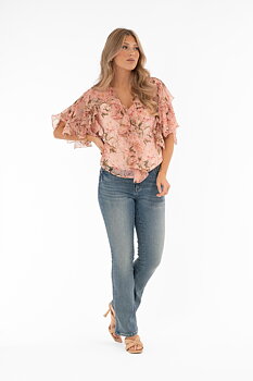 Capri Collection Blossom Blouse Pink/Rose