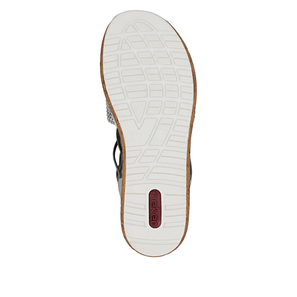 Rieker Damsandal textil - 7