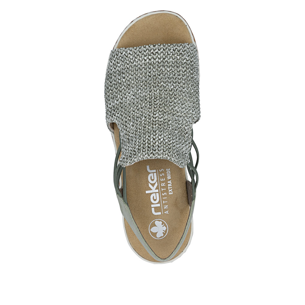 Rieker Damsandal textil - 4