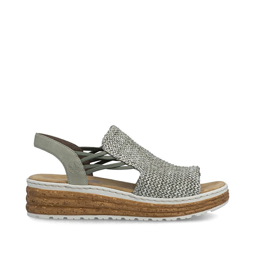 Rieker Damsandal textil - 9