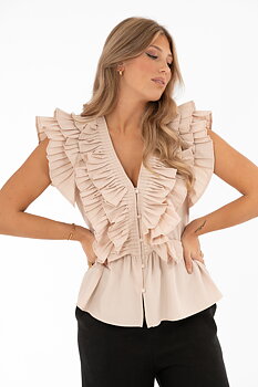 Capri Collection Savoir Blouse Champagne