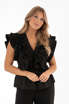 Capri Collection Savoir Blouse Black