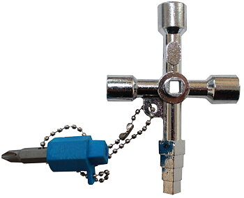 FASTIGHETSSKÖTARNYCKEL 1/4"