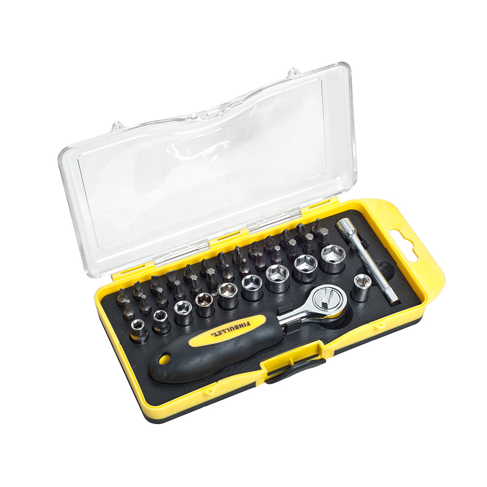HYLS OCH BITSSATS  1/4" 38 DELAR - 2