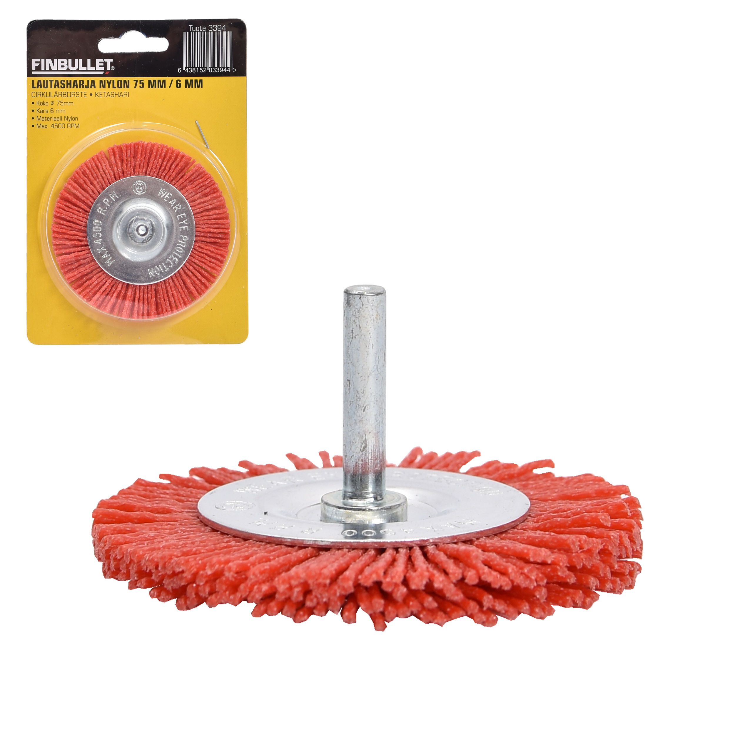 NYLONRONDELL 75 MM X 6 MM - 2