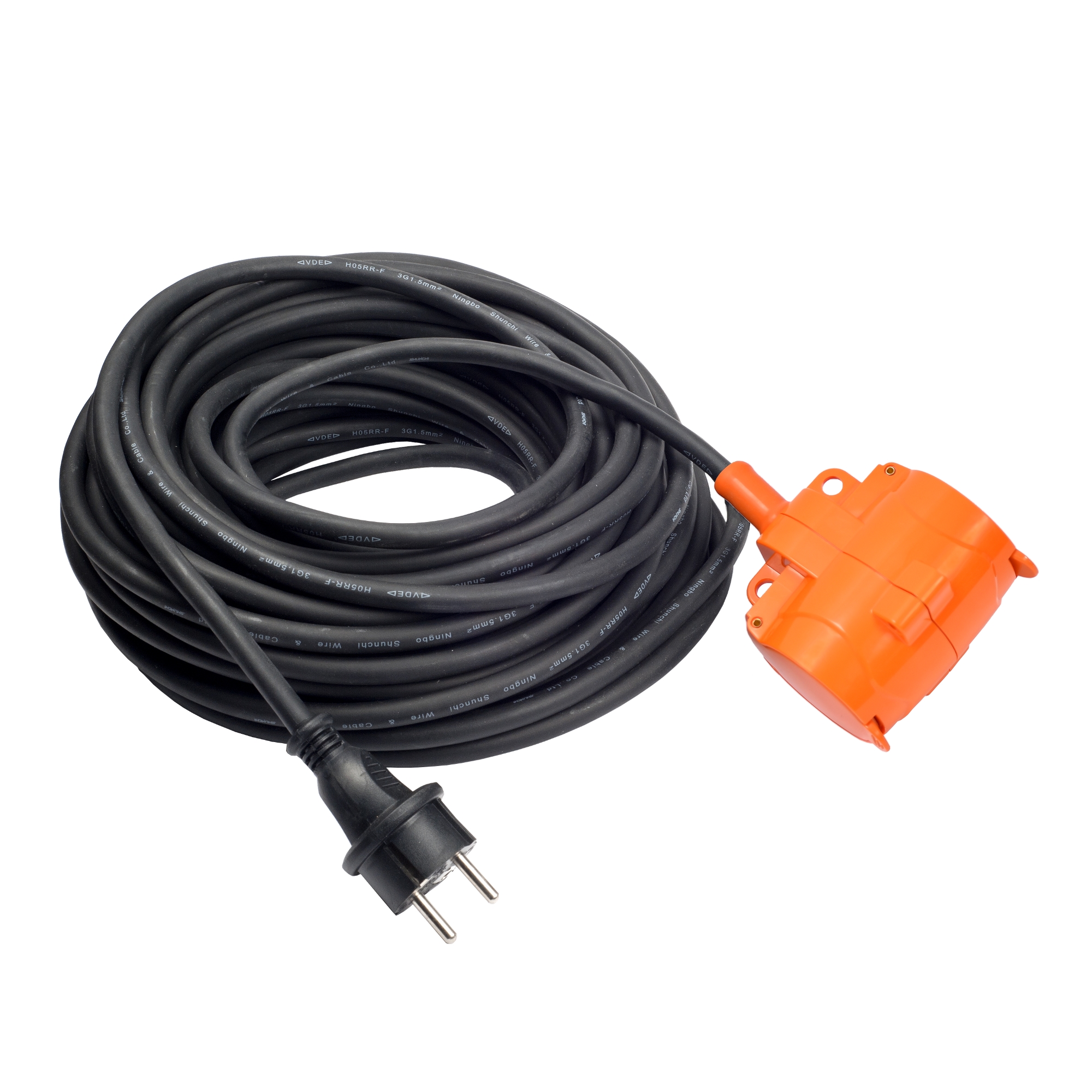 SKARVKABEL 5M 2-UTTAG IP44 3X1,5MM² - 2