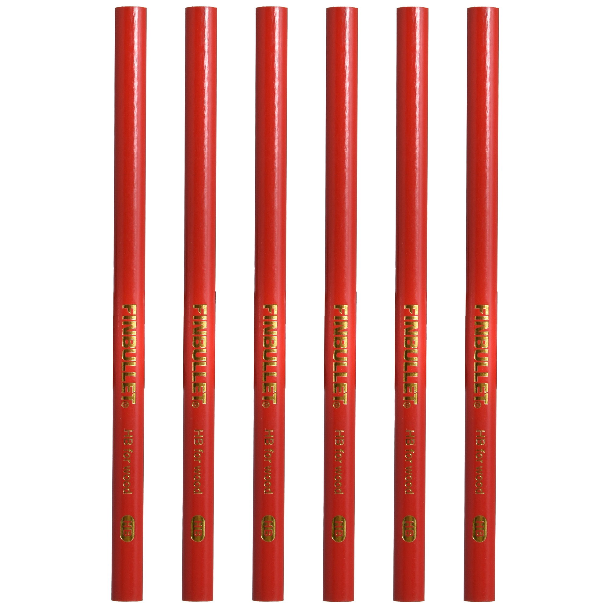 SNICKARPENNA HB 6-PACK 18CM RÖD