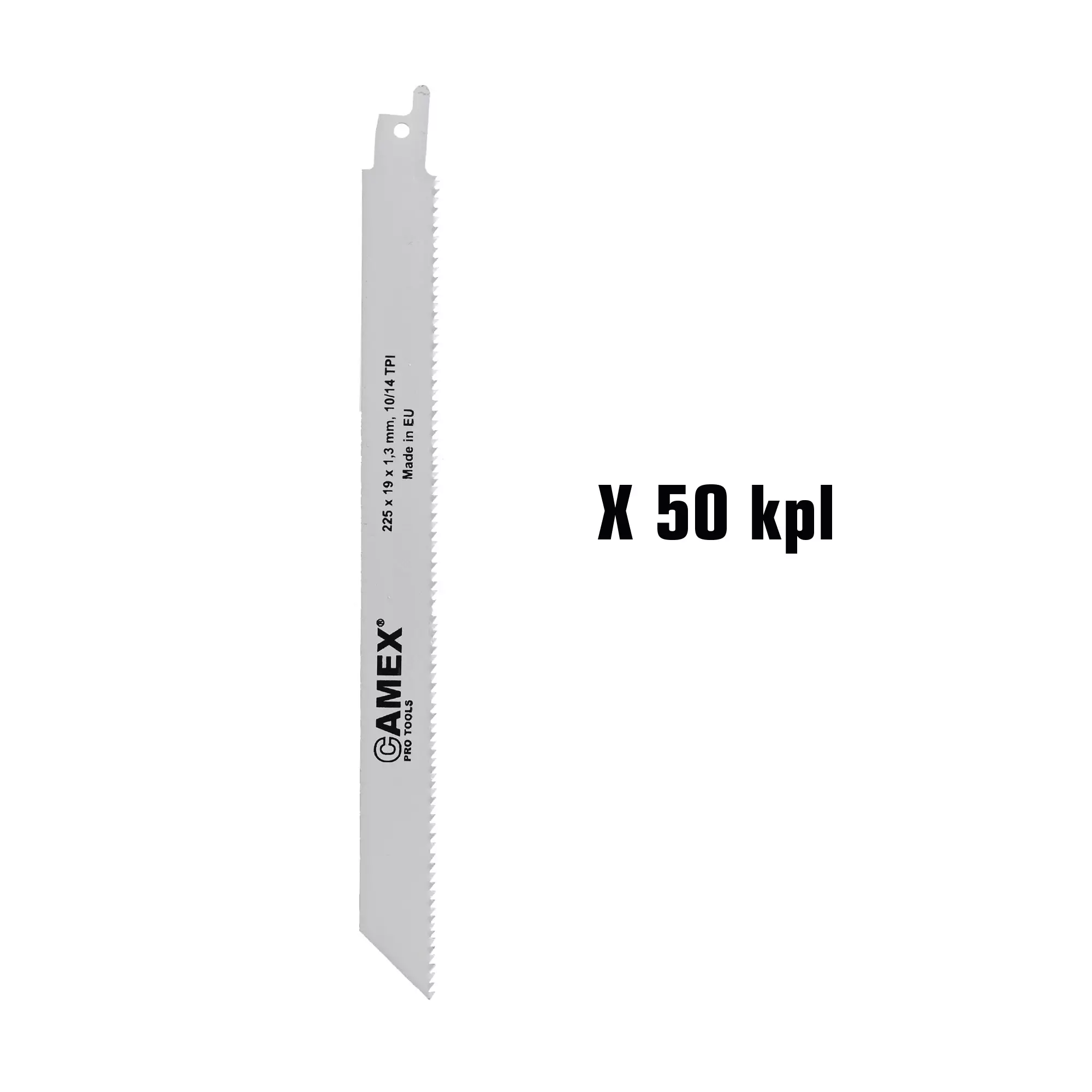 TIGERSÅGSBLAD 225X19X1.3MM 50X 10 TPI BICO 50ST