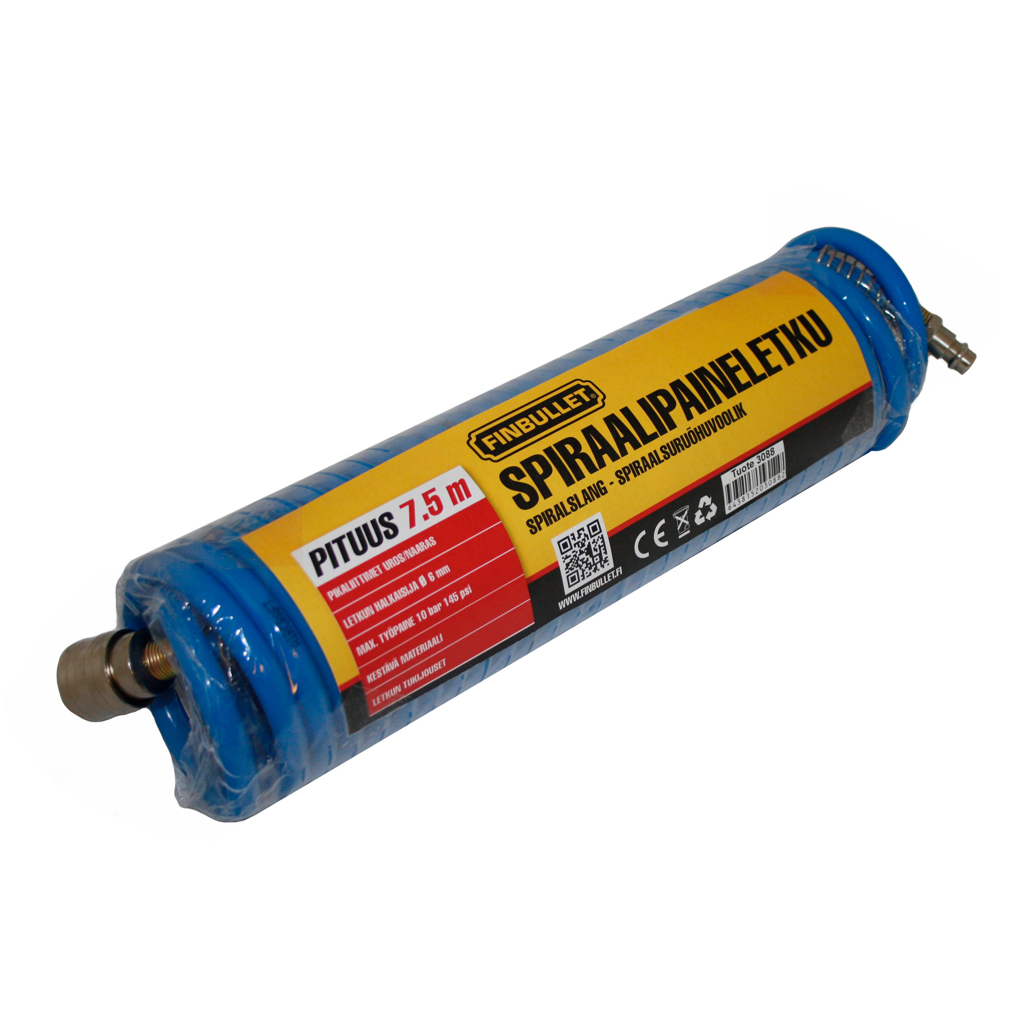 TRYCKLUFSSLANG SPIRAL 6MM*7.5M - 4