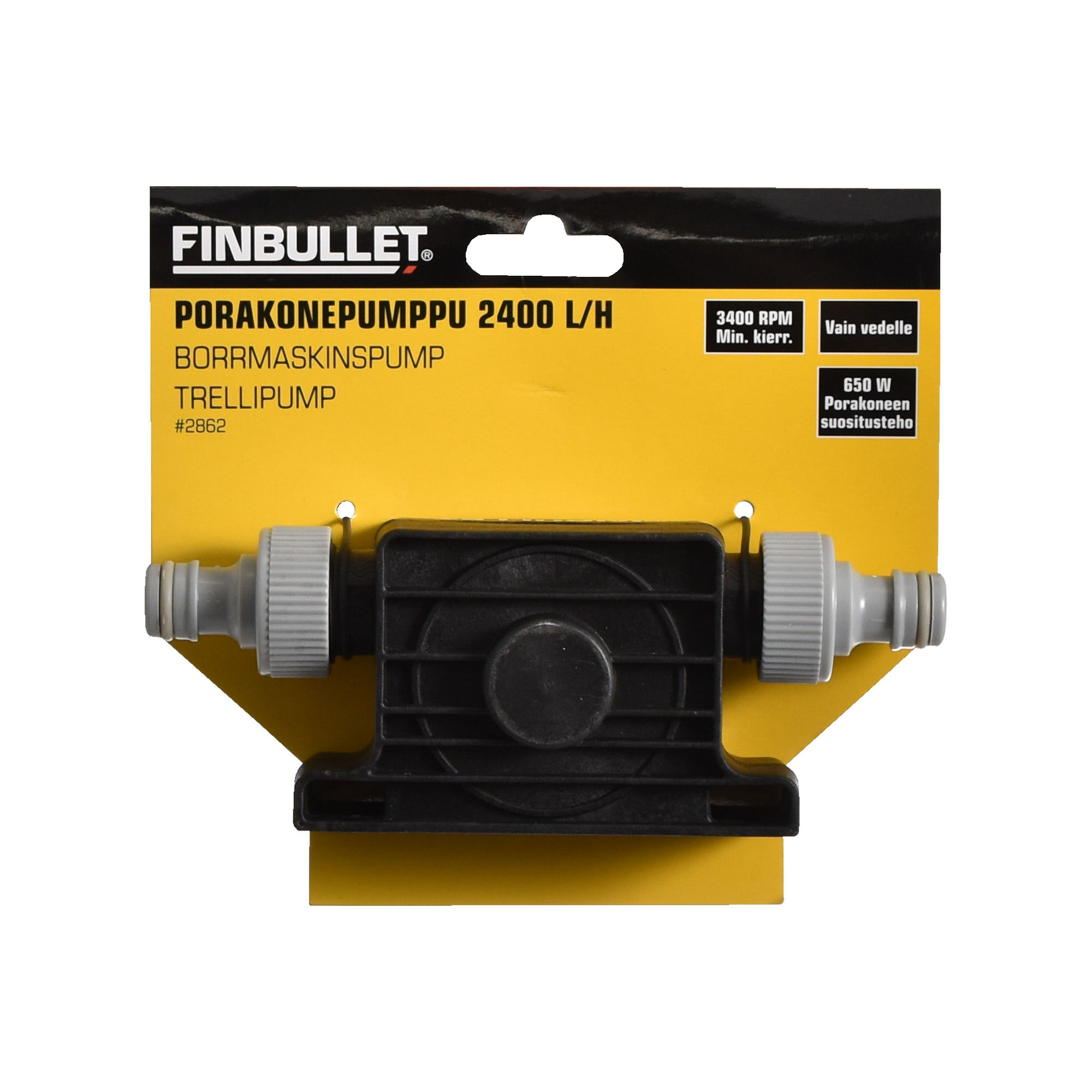 VATTENPUMP FÖR BORRMASKIN MED SNABBKOPPLINGAR - 3