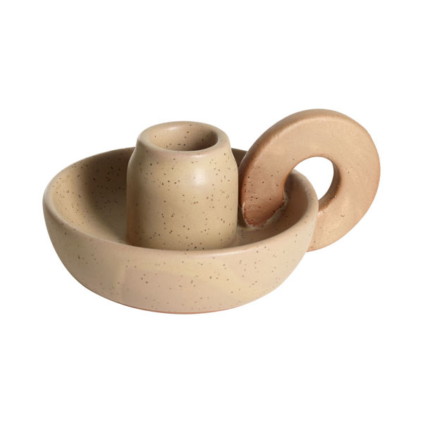 Ljusstake Lottis -beige