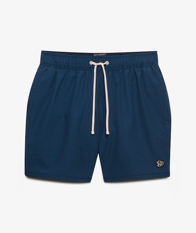 Superdry - Seersucker Swimshorts - Atlantic Navy - 2