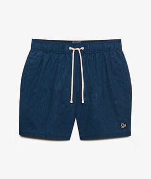 Superdry - Seersucker Swimshorts - Atlantic Navy
