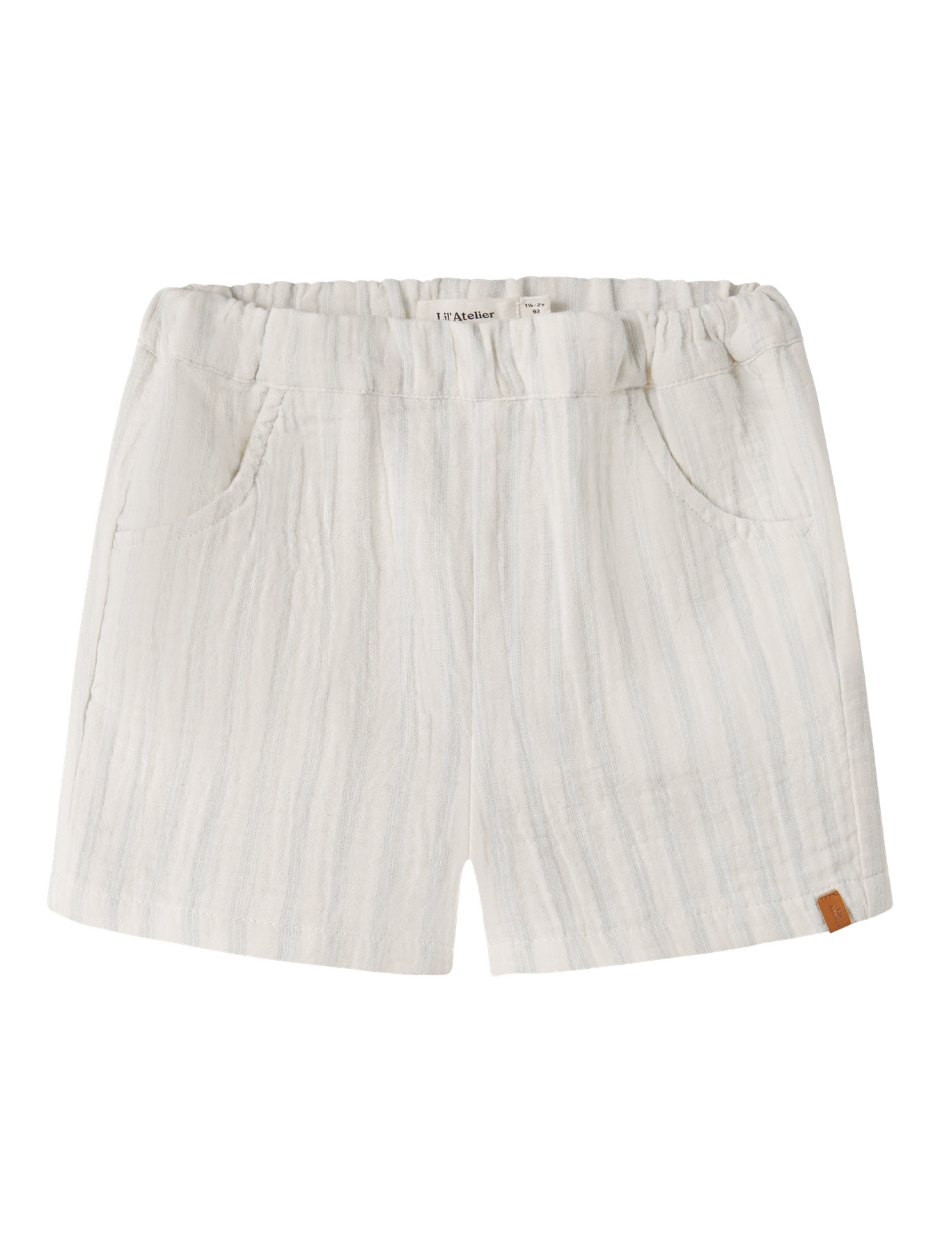 NMMHAGI LOOSE SHORTS LIL Coconut Milk DUSTY BLUE