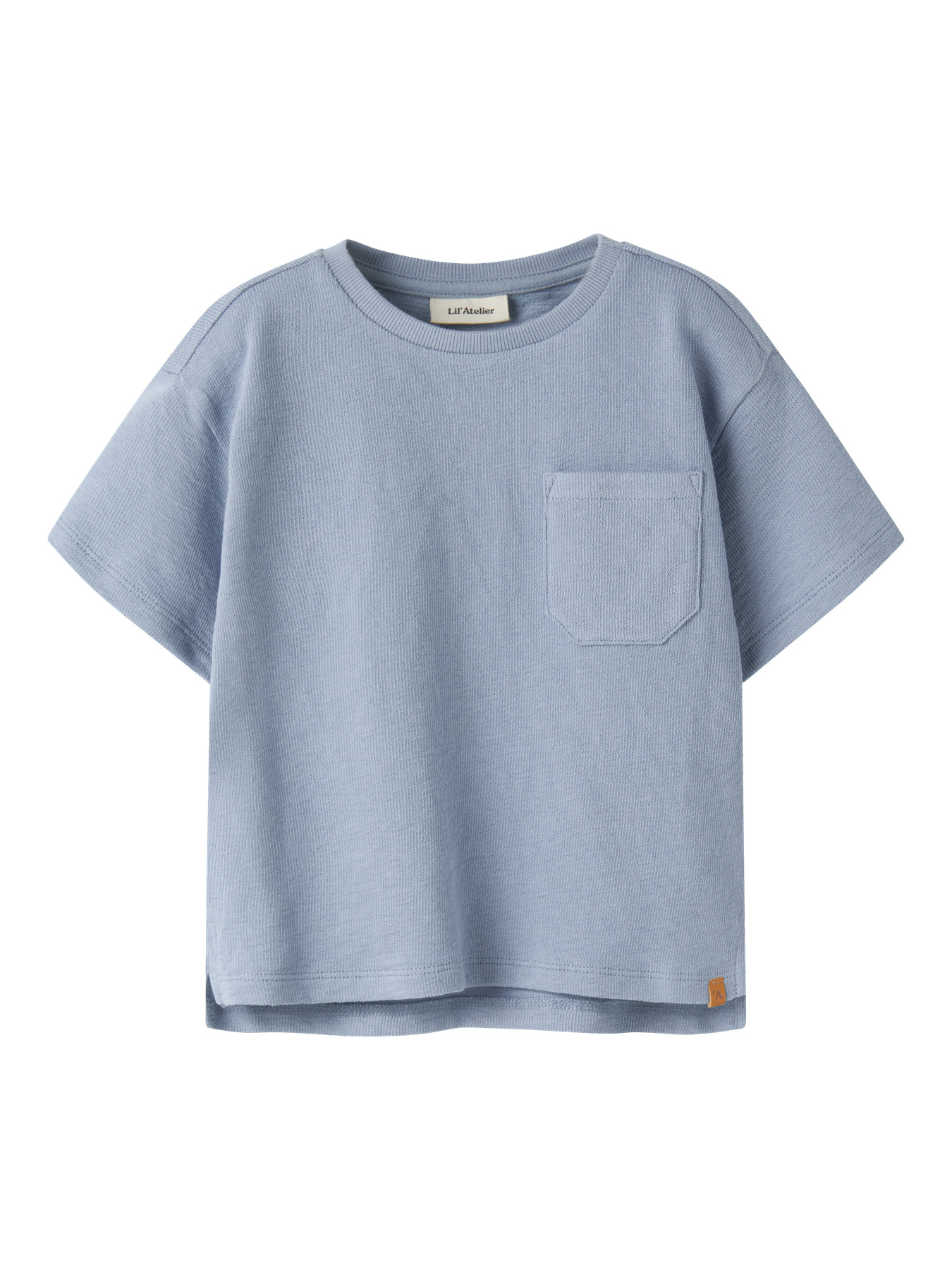 NMMDIAS LOP SS LOOSE SWEAT LIL Dusty Blue