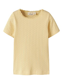 NMFHALDIS SS SLIM TOP LIL Sunlight