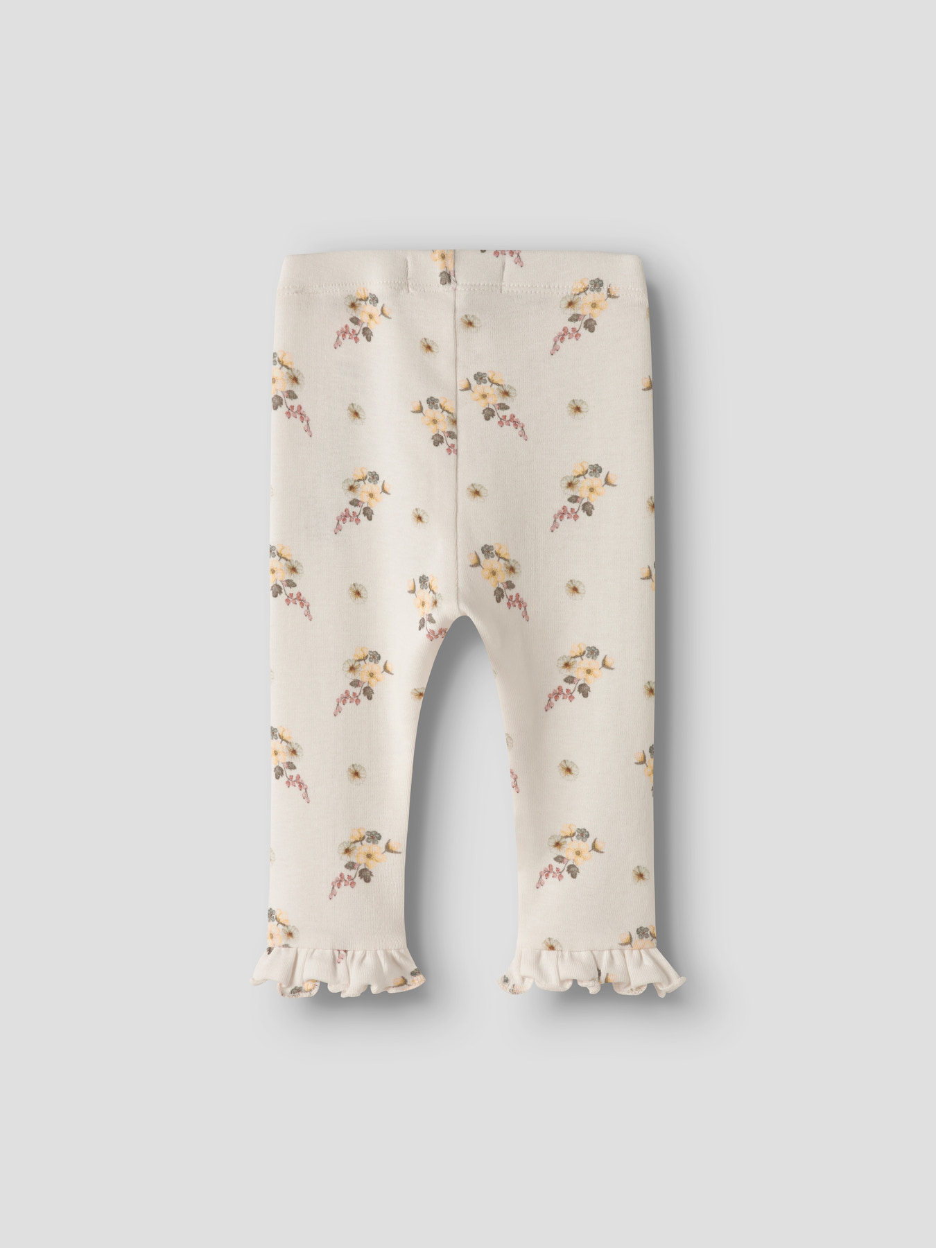 NBFGAYO SKA SLIM LEGGINGS LIL Coconut Milk FLOWER - 3