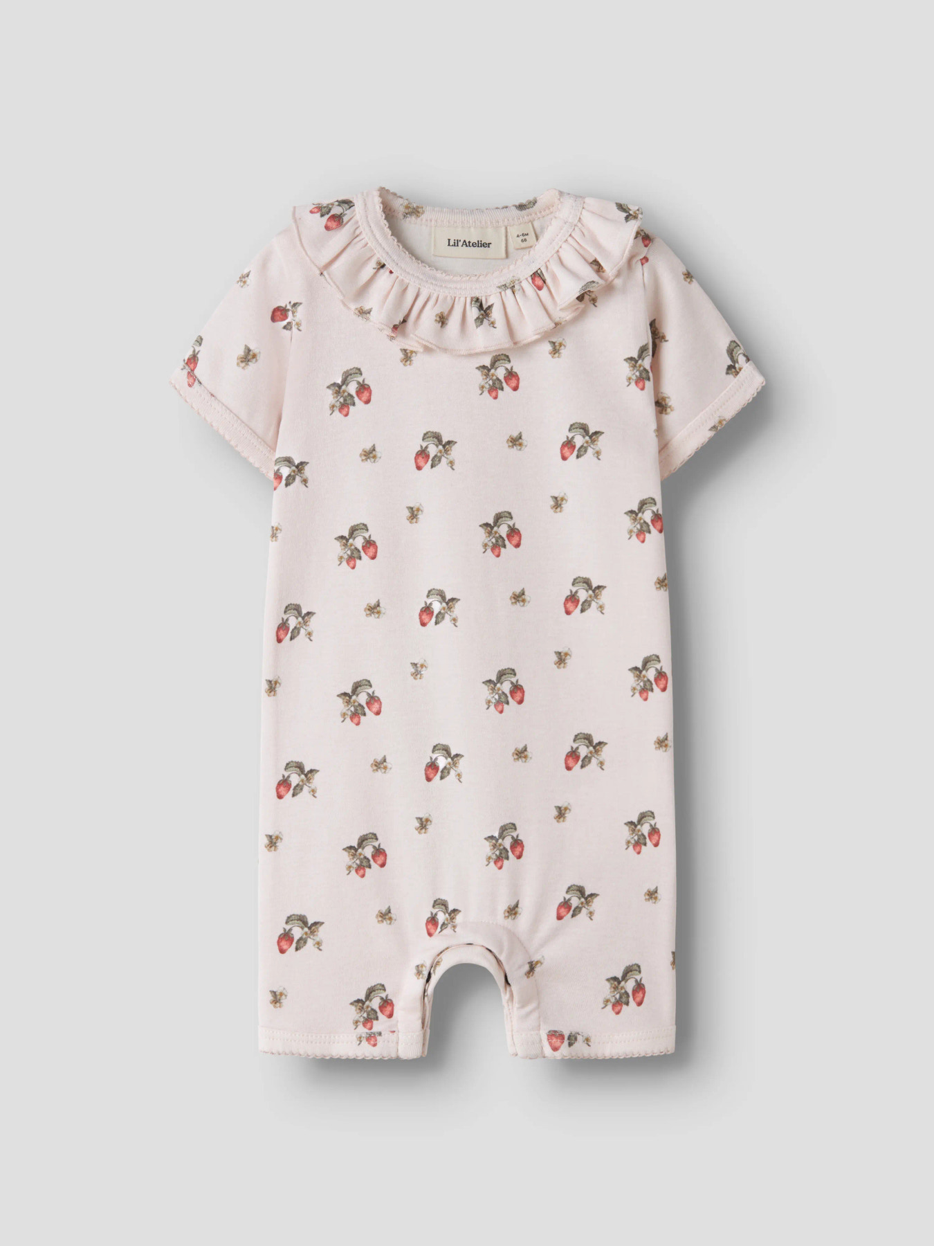 NBFGAYO SIK SS SUNSUIT LIL Morganite STRAWBERRY - 2