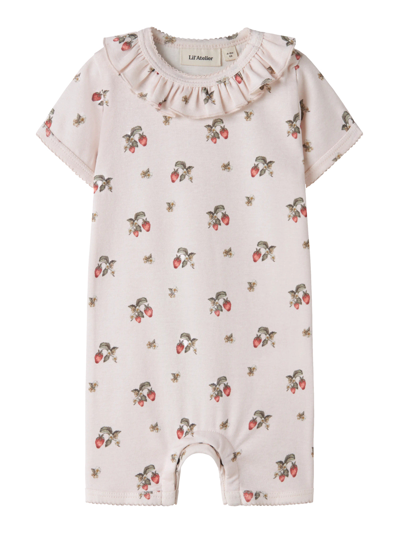 NBFGAYO SIK SS SUNSUIT LIL Morganite STRAWBERRY