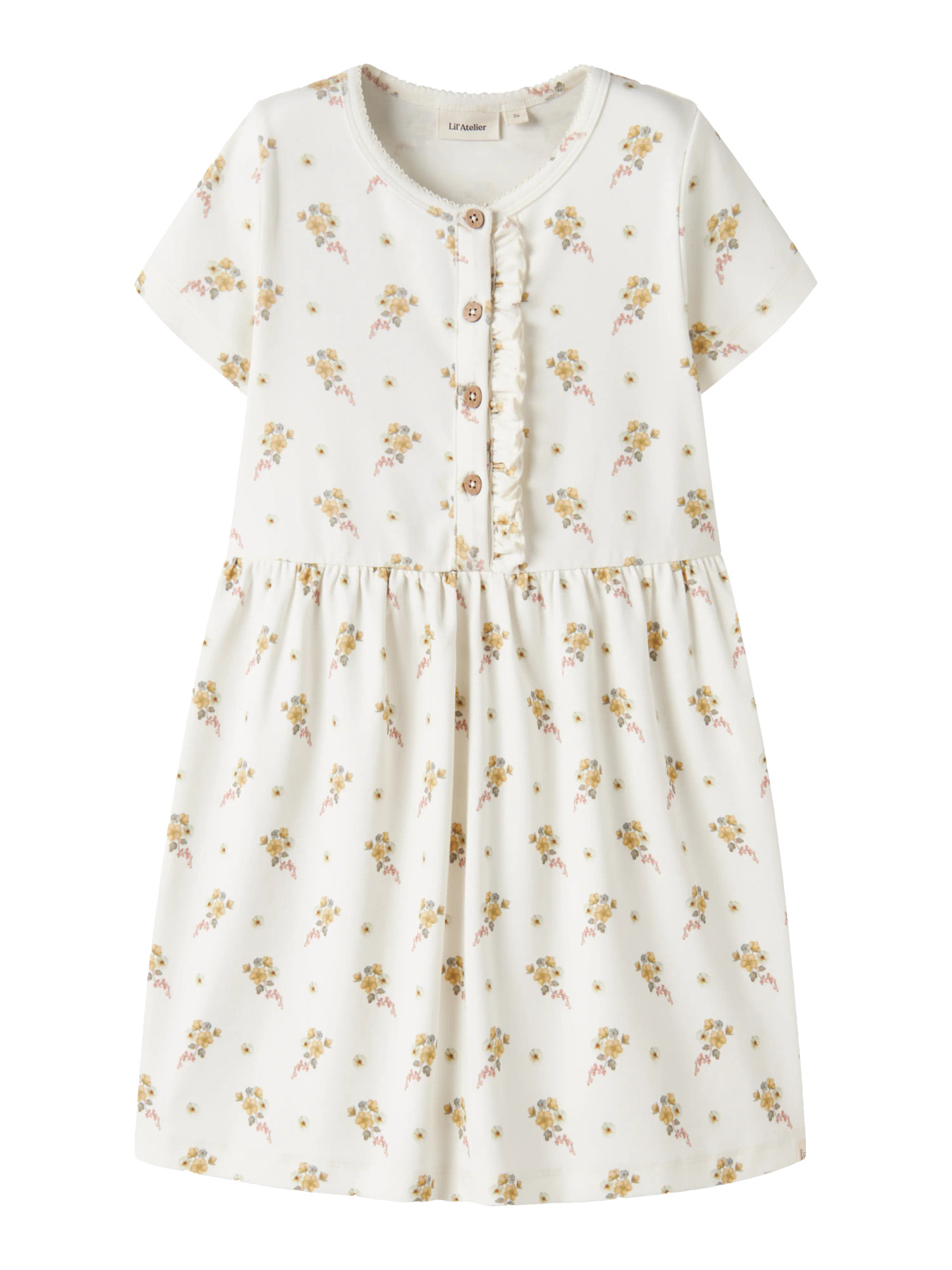 NMFGAYO SMI SS DRESS LIL Coconut Milk FLOWER