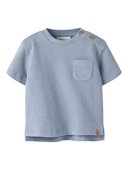NBMDIAS LOP SS LOOSE SWEAT LIL Dusty Blue