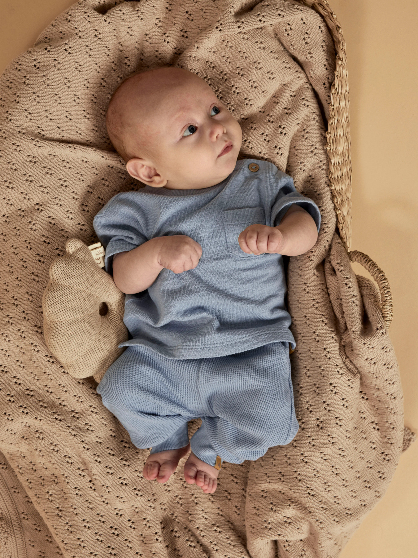 NBMDIAS LOP SS LOOSE SWEAT LIL Dusty Blue - 6