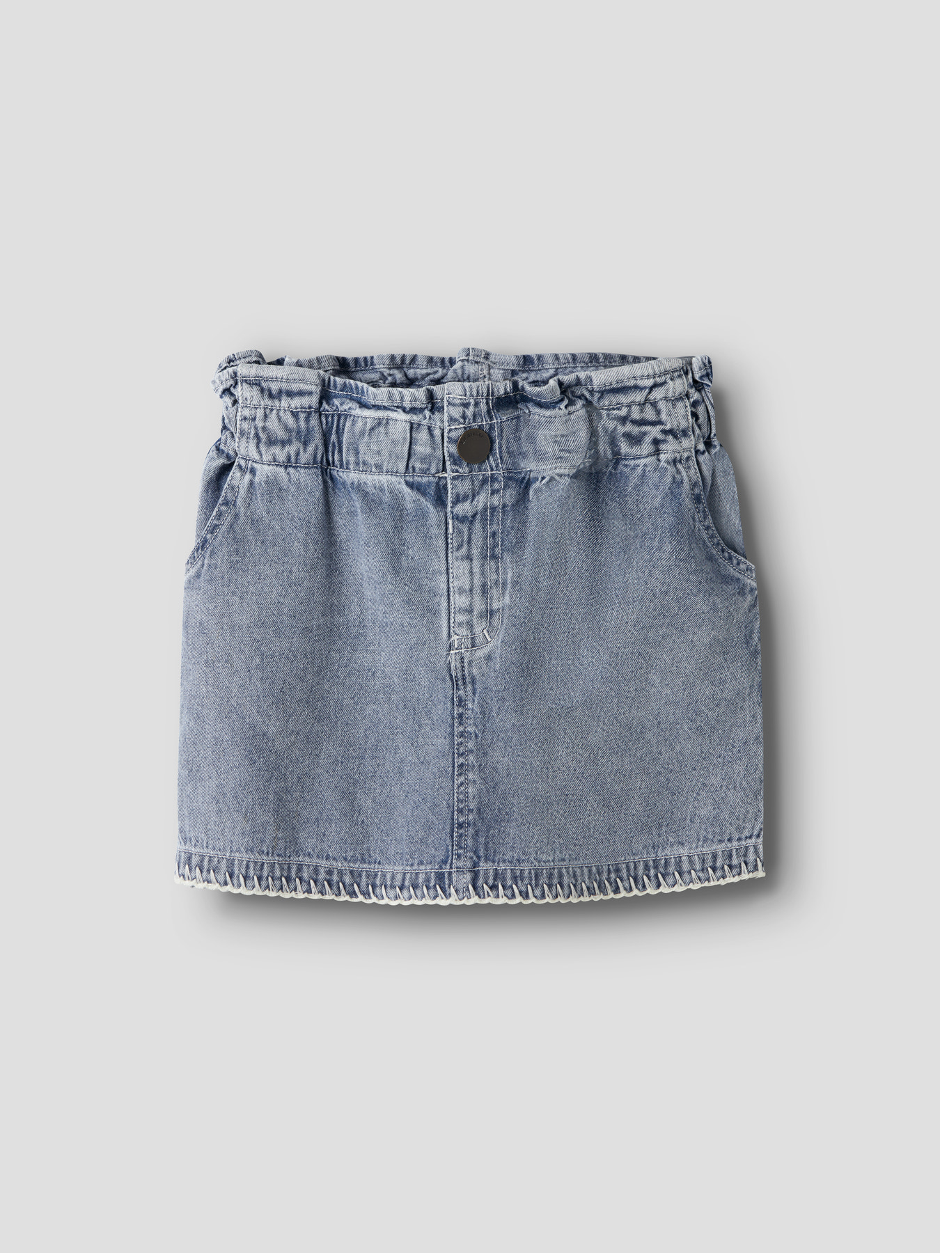 NMFFUNDA LOOSE DNM SKIRT 5552-FD LIL Medium Blue Denim - 2
