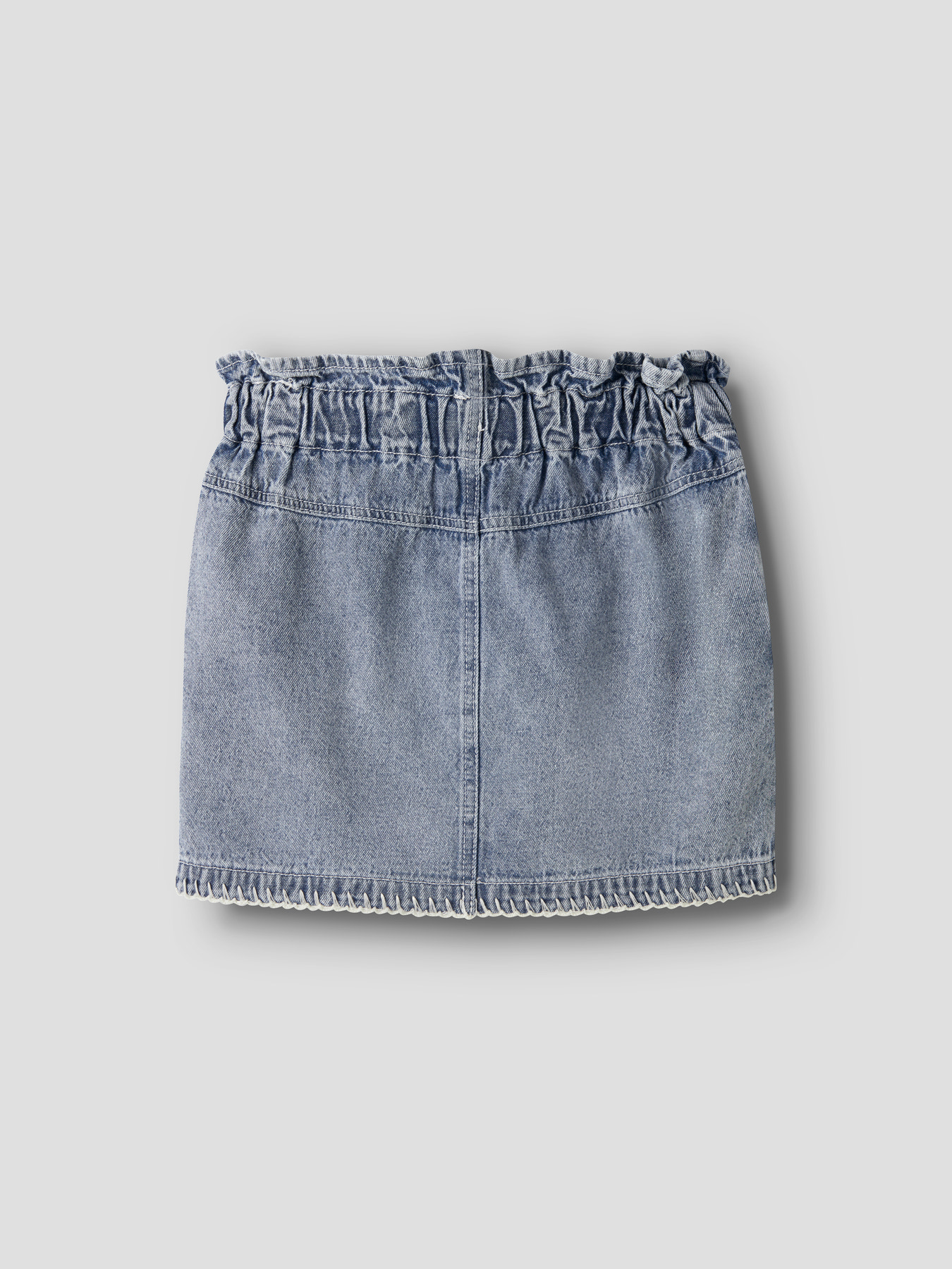 NMFFUNDA LOOSE DNM SKIRT 5552-FD LIL Medium Blue Denim - 3