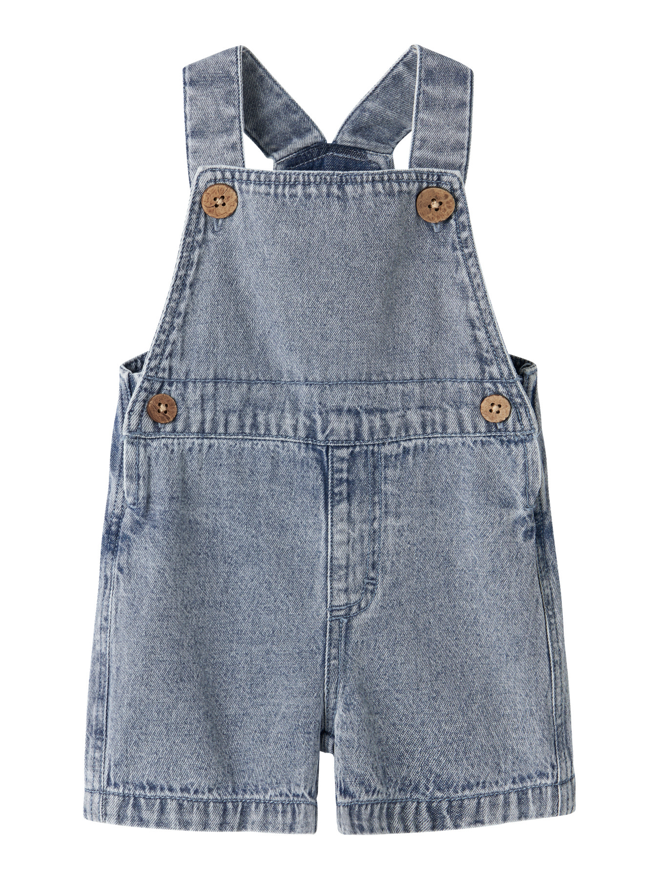 NBMFUNDA LOOSE SHORTALL 5552-FD LIL Medium Blue Denim