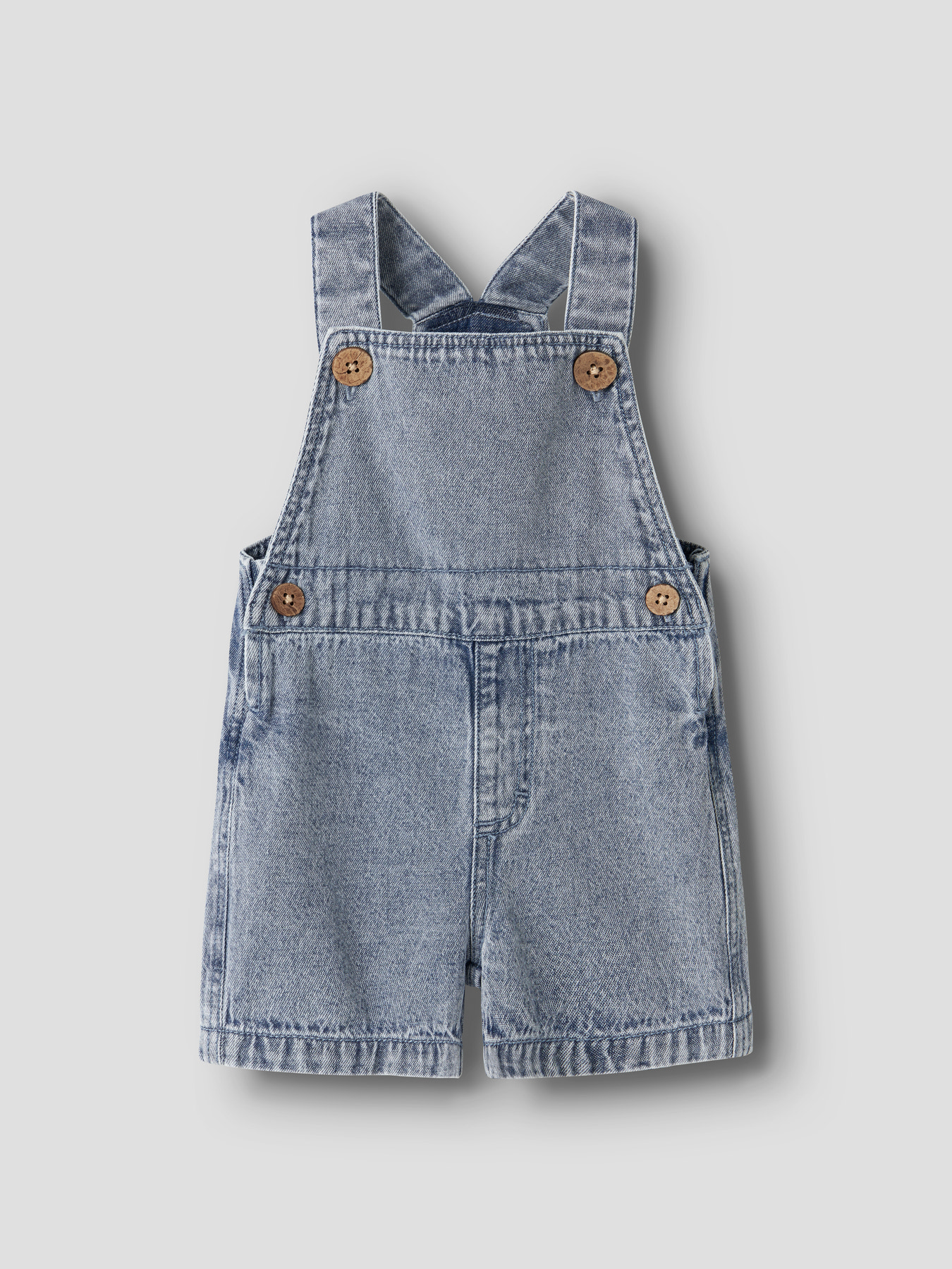 NBMFUNDA LOOSE SHORTALL 5552-FD LIL Medium Blue Denim - 2